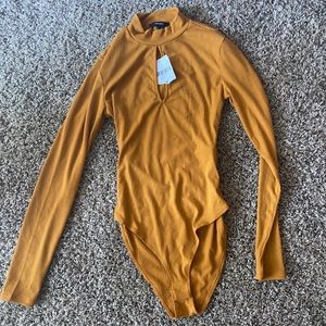 Mustard yellow bodysuit